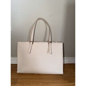 LOVEOOK Women's Professional Laptop Tote 15.6-inch Cream With Built In Charger